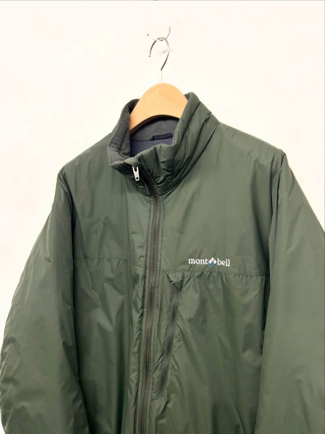 JPN 몽벨 경량 패딩 자켓 그린 상품이미지3