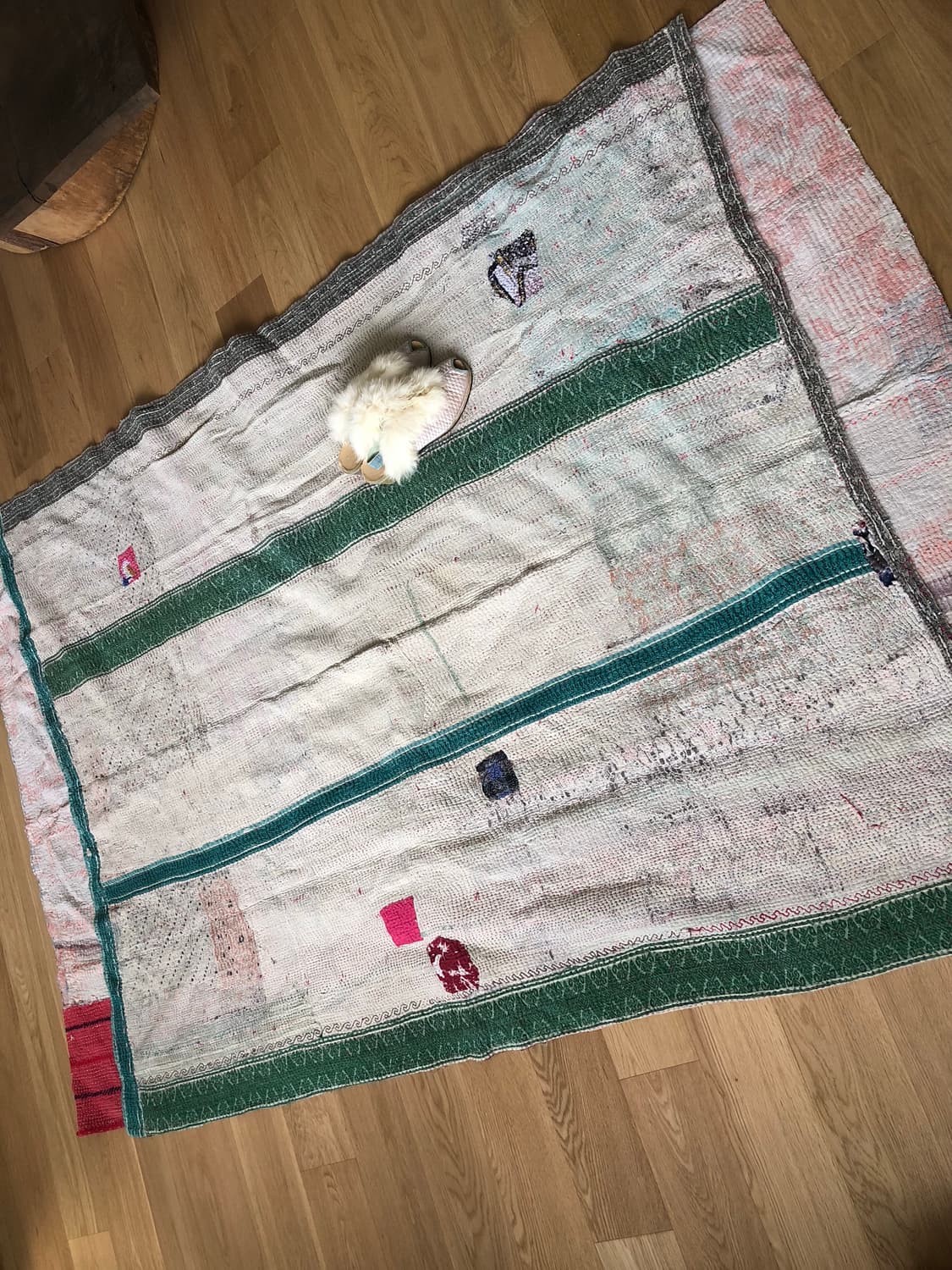 [직수입] 빈티지 인도 패브릭 커버렛 러그 이불 블랭킷 상품이미지4