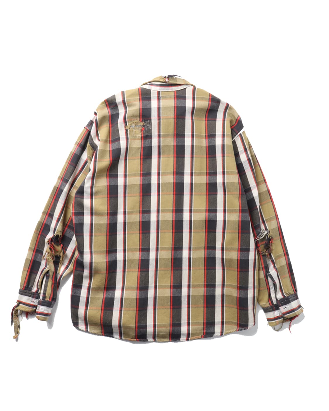 바우와우 BOWWOW Repair Ageing Flannel Shirts 상품이미지4