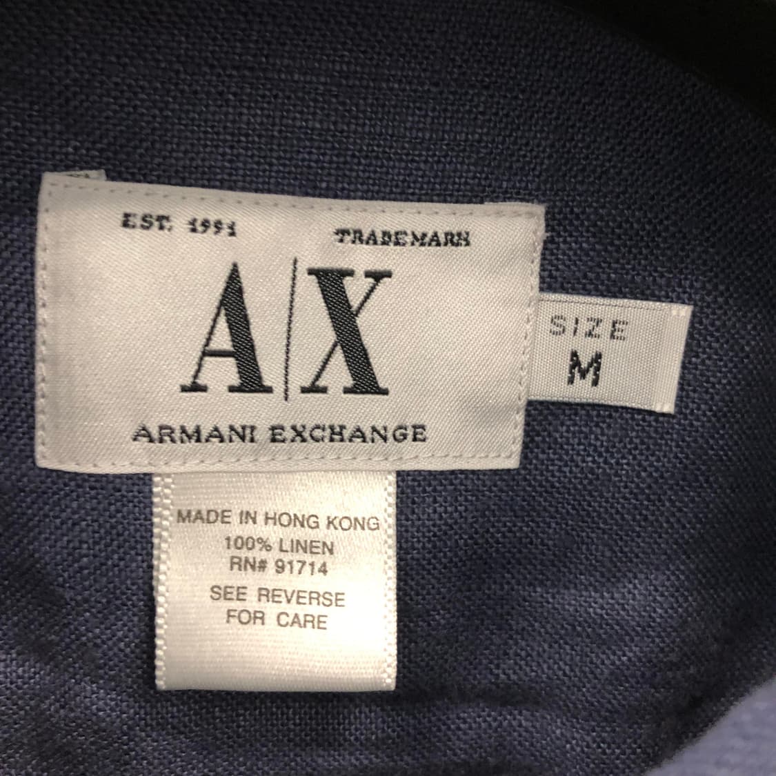 AX 아르마니익스체인지 린넨100%셔츠 95-100 상품이미지5