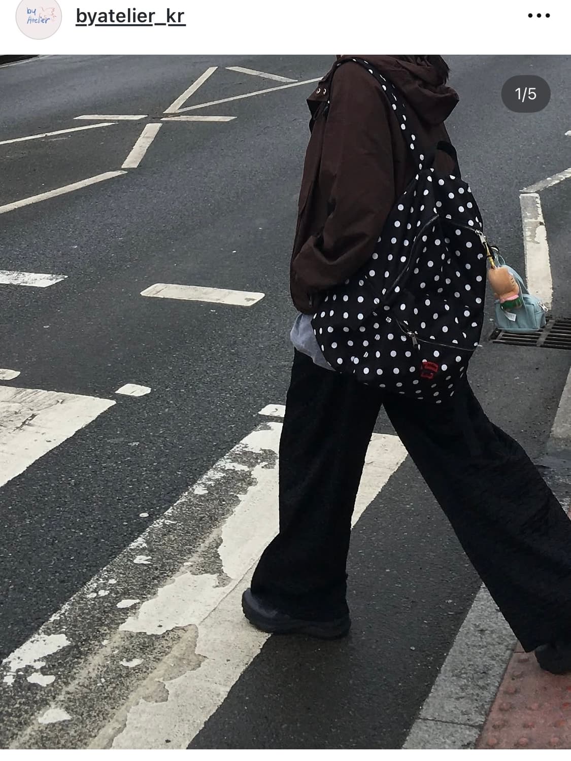 by Atelier 바이아틀리에 BACKPACK_DOT BLACK 상품이미지3