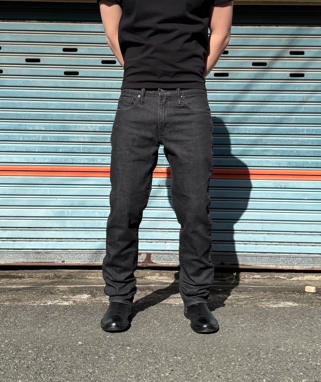 리바이스 511 블랙 데님 팬츠 상품이미지2