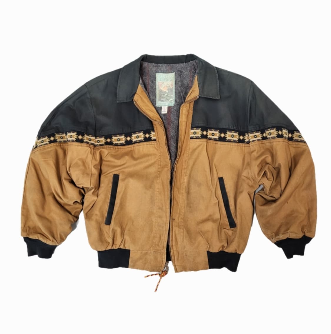 8-90's Canyon Guide Western Aztec Jacke  상품이미지1