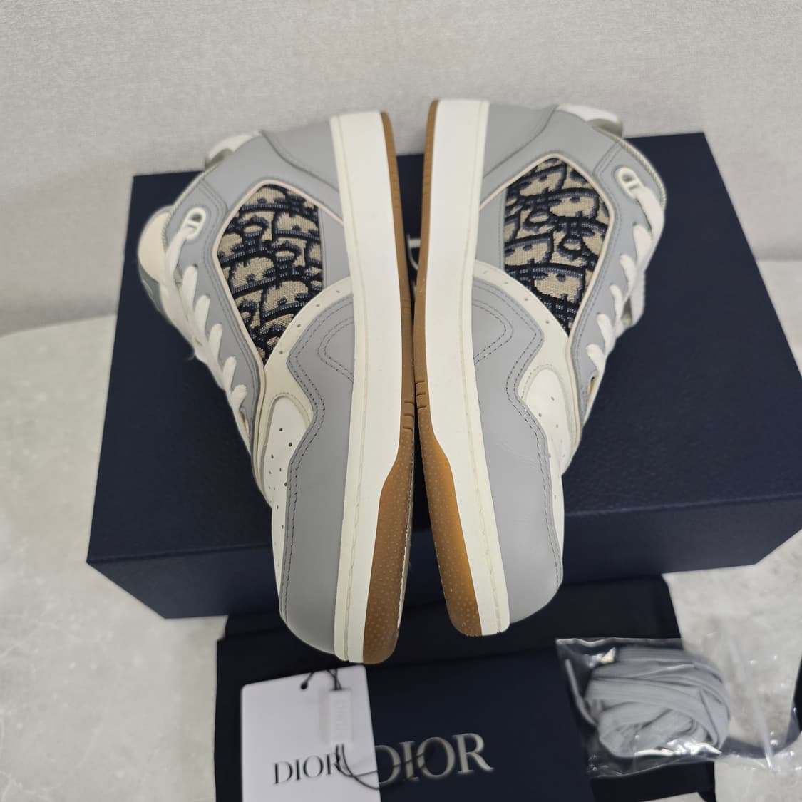 디올 B27 오블리크 스니커즈 신발 44사이즈 280 285 판매 상품이미지3