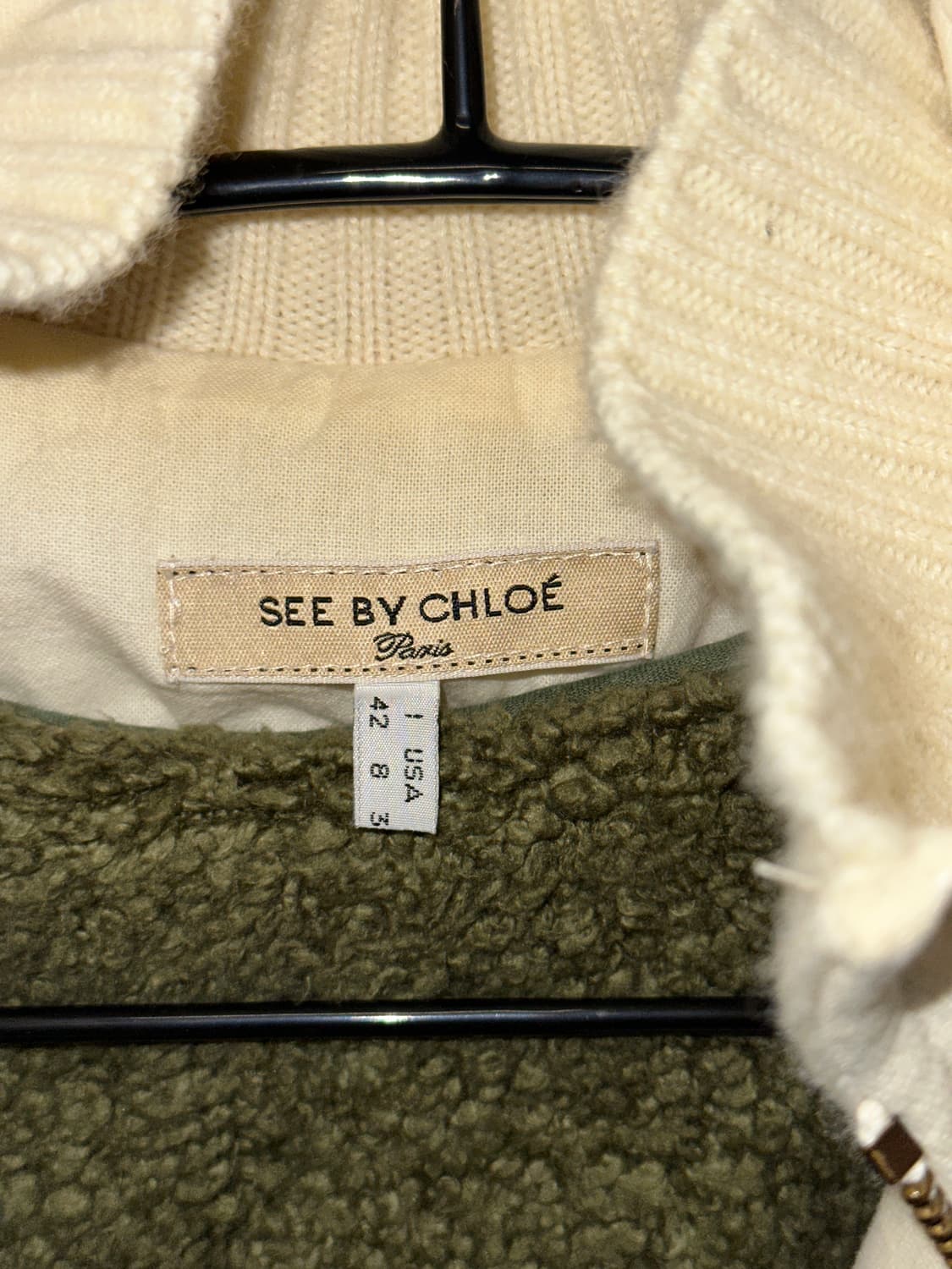 seebychloe 끌로에 y2k 포켓 야상 아이보리(안감탈부착) 상품이미지3