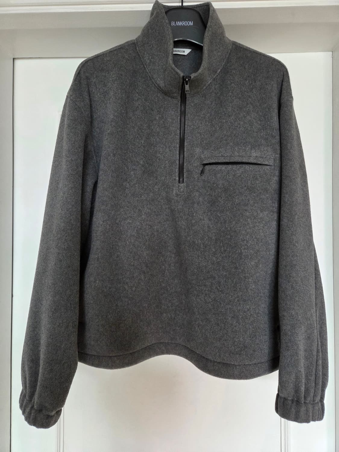 [1] 블랭크룸 러스틱 플리스 멜란지 그레이 상품이미지1