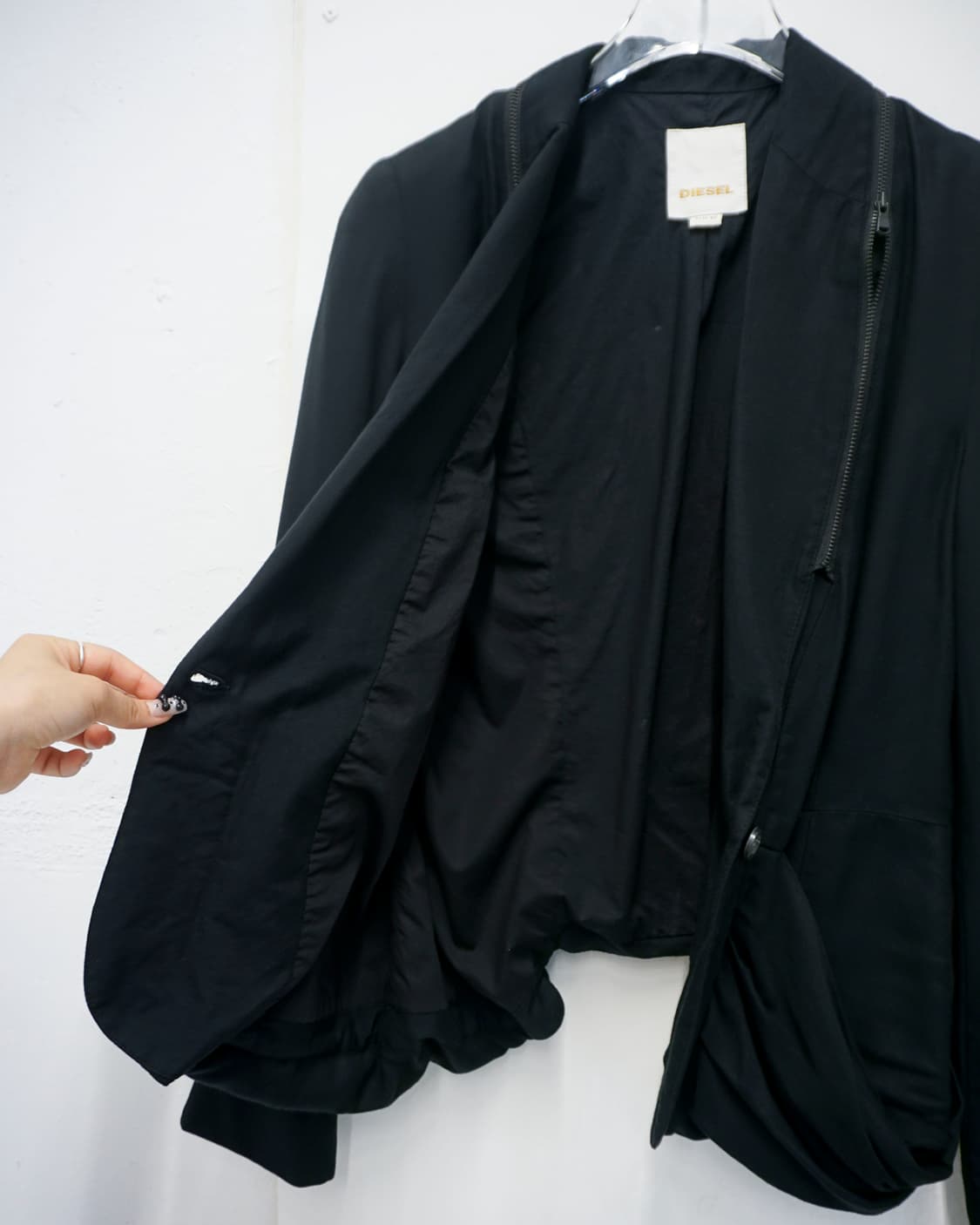 DIESEL drape twist zip jacket 상품이미지6