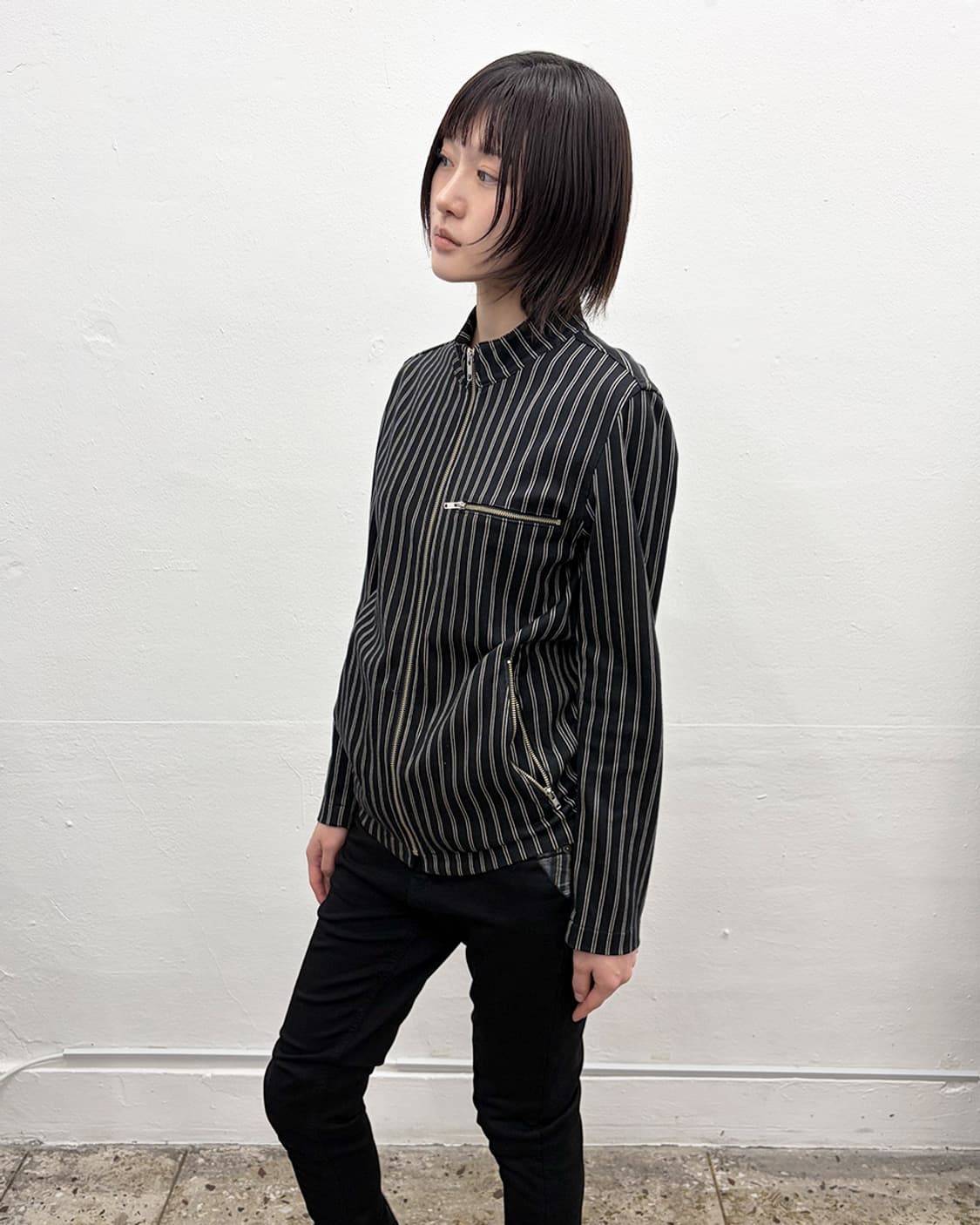 00s 아네스베 스트라이프 자켓 상품이미지3