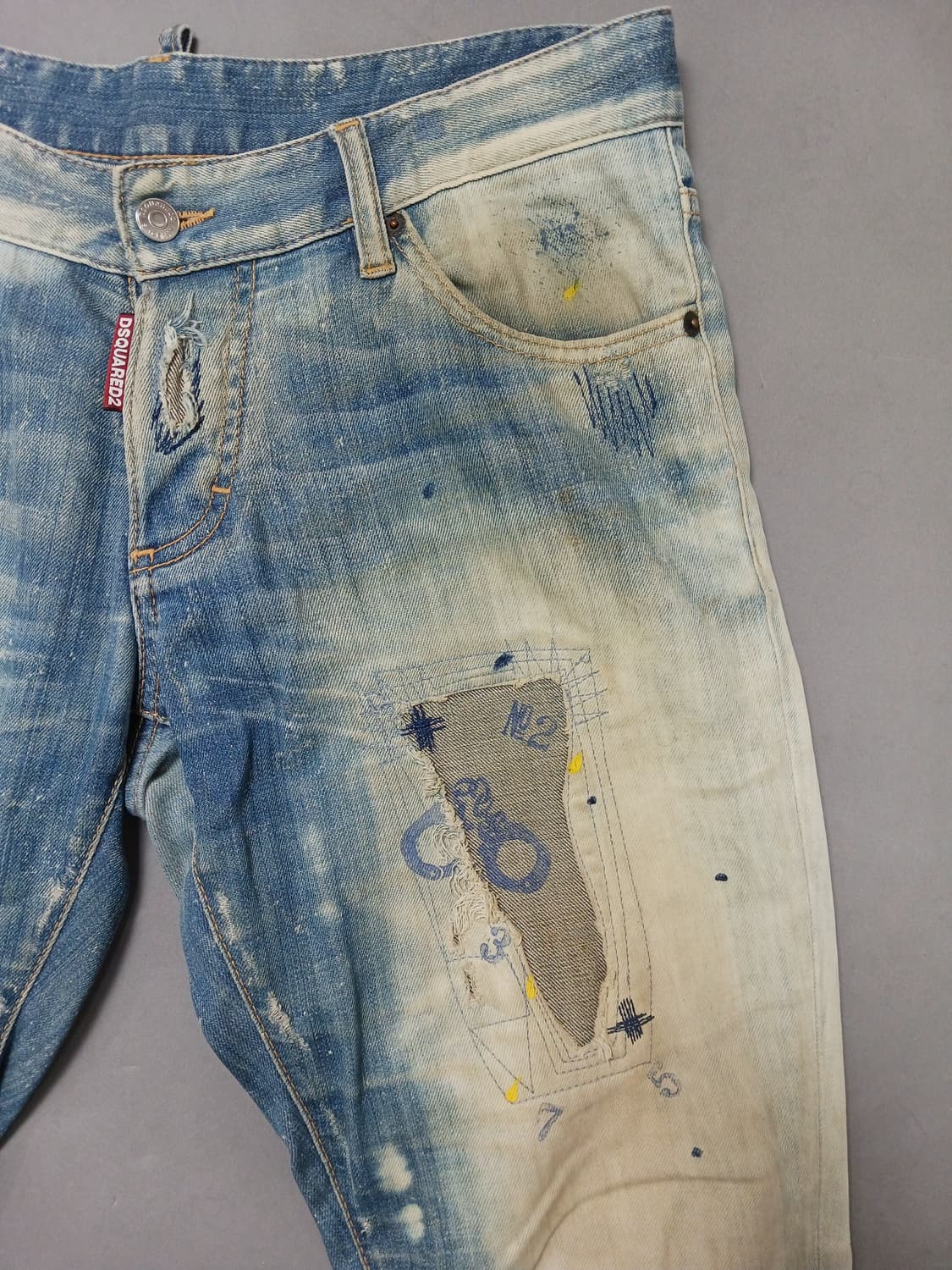 [32] 정품 디스퀘어드2 수갑진 슬림진 청바지 상품이미지4