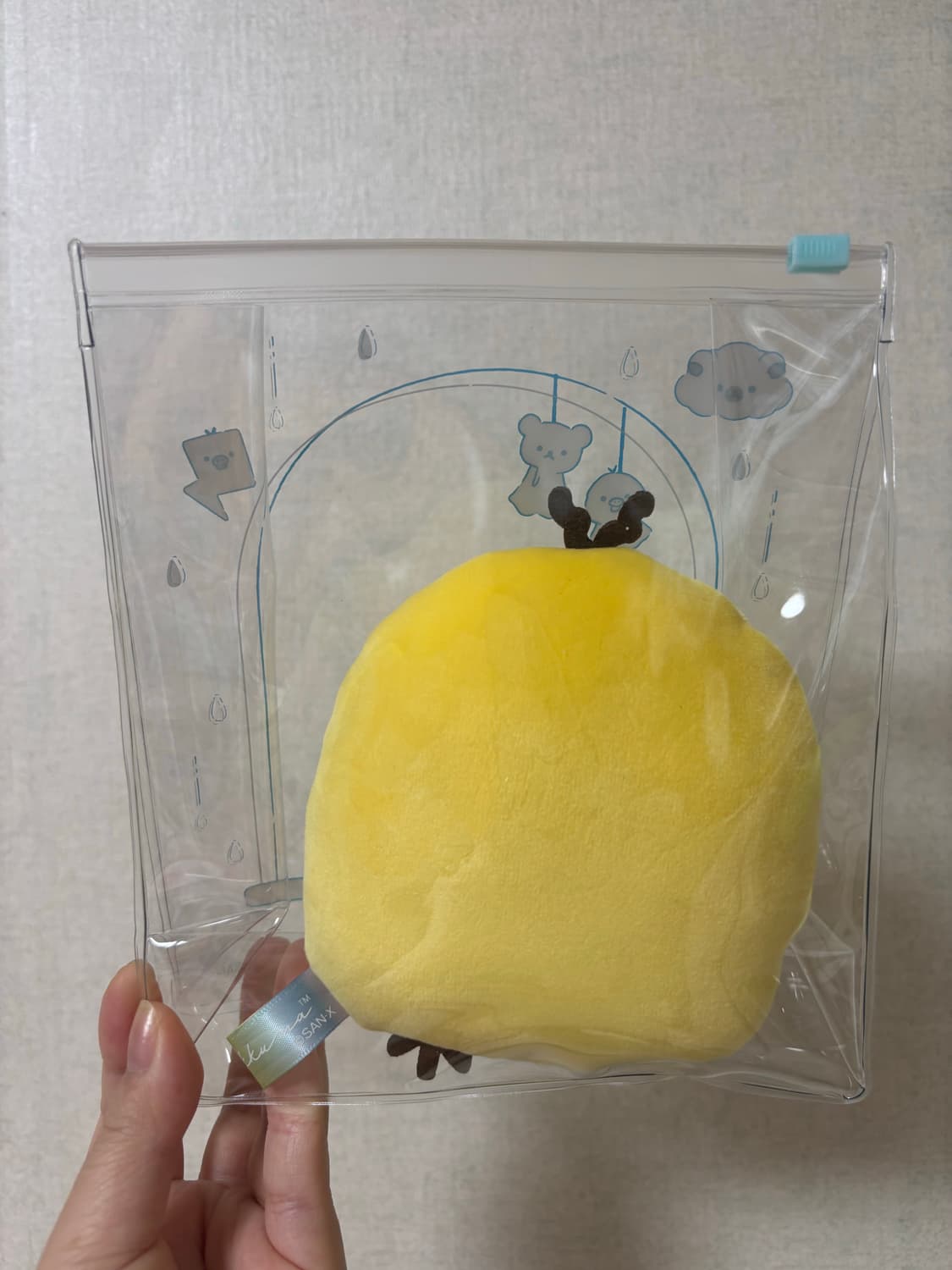 산엑스 리락쿠마 비온뒤맑음 키이로이토리 인형 상품이미지2