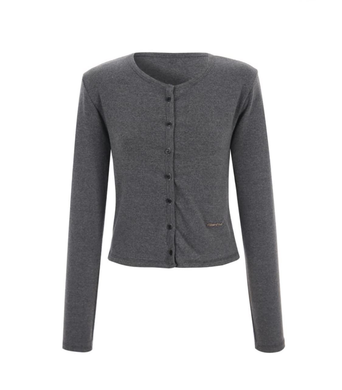 WSC archive Comfy cardigan 003 gray 상품이미지1