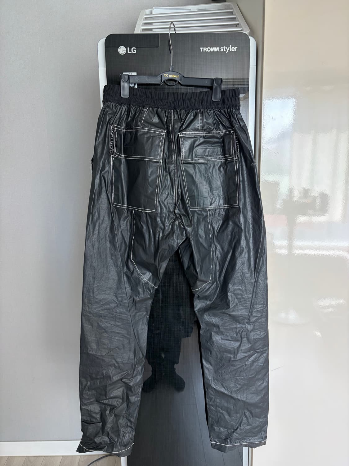 릭오웬스 다크쉐도우(Rick Owens DRKSHDW) 블랙 코팅 카고  상품이미지6