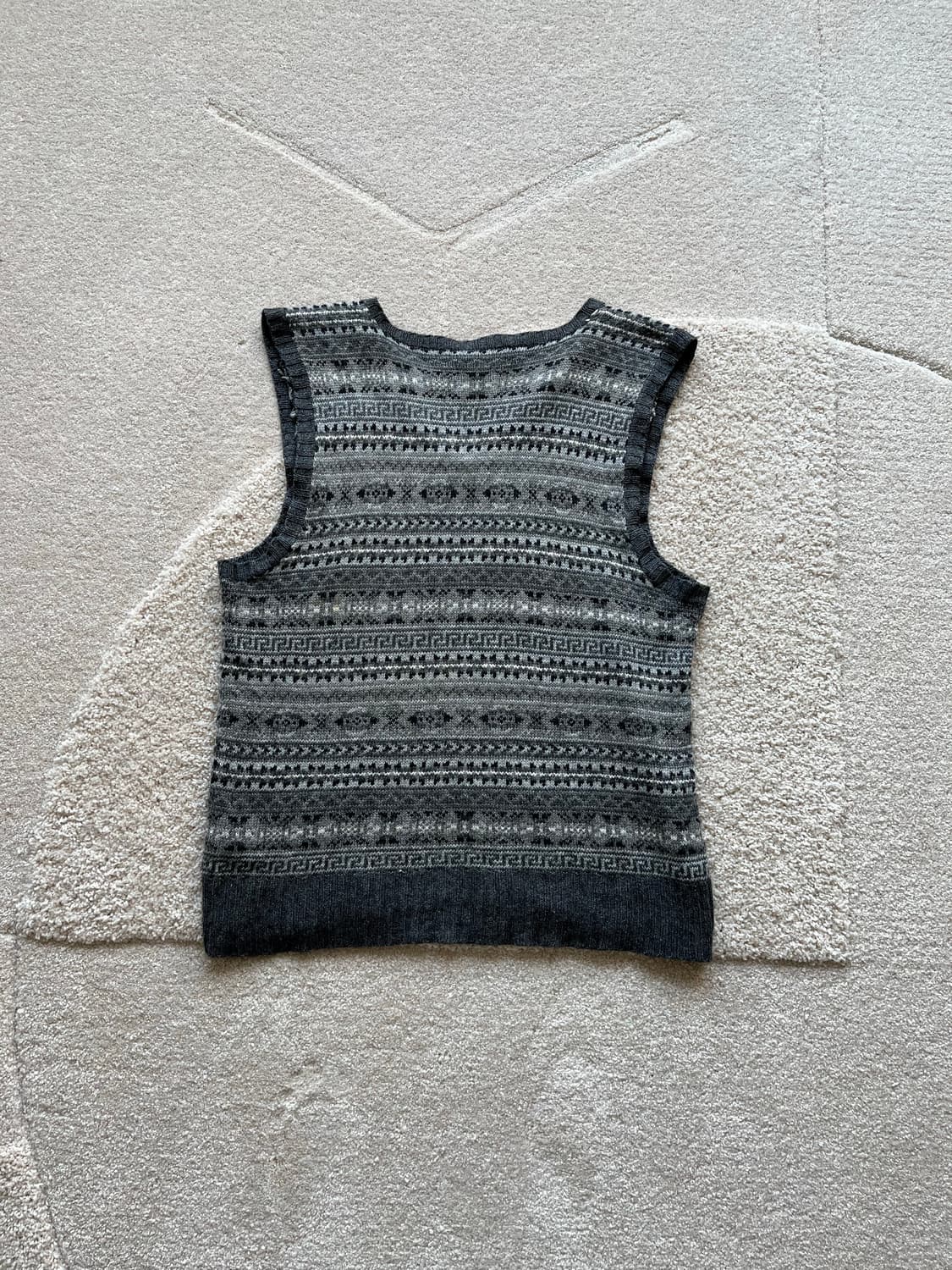 폴로 랄프로렌 캐시미어 실크 페어아일 니트 베스트 (105) 상품이미지7