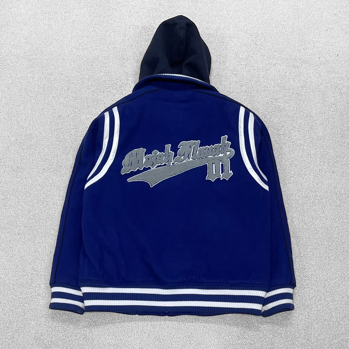 마자플라바 올드스쿨 울 바시티 자켓 블루 상품이미지2