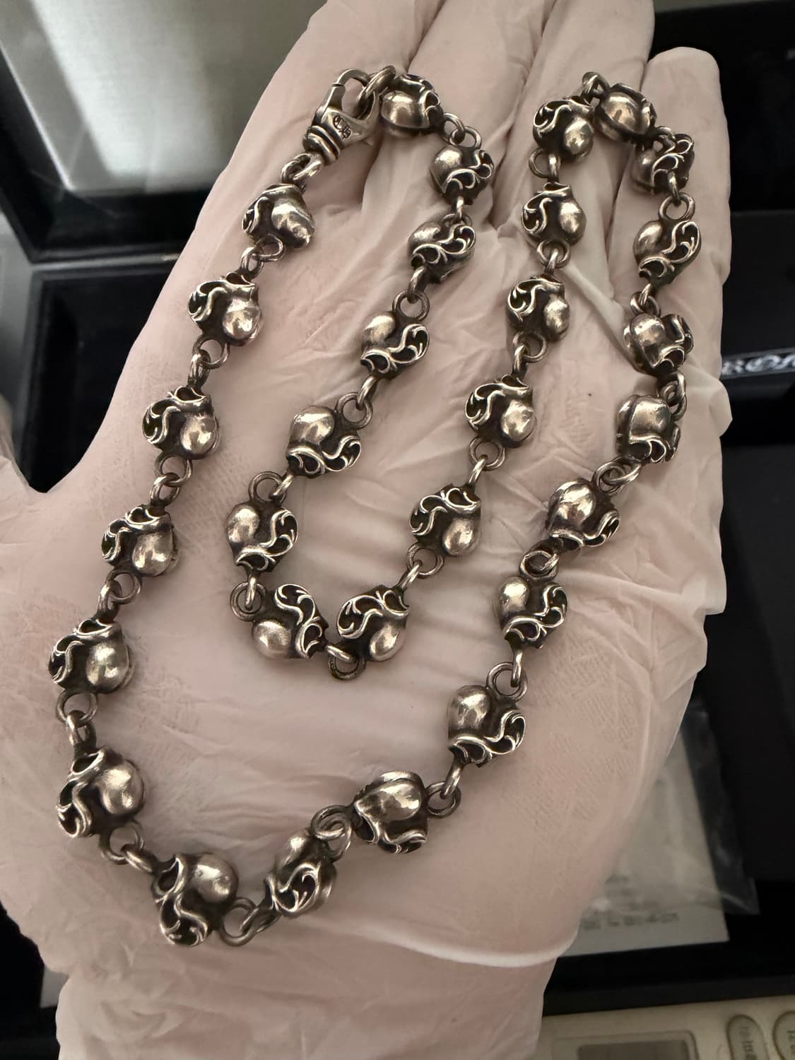 (맨아코)신세계 본점 크롬하츠 하트링크 목걸이 20인치 풀구성 상품이미지3