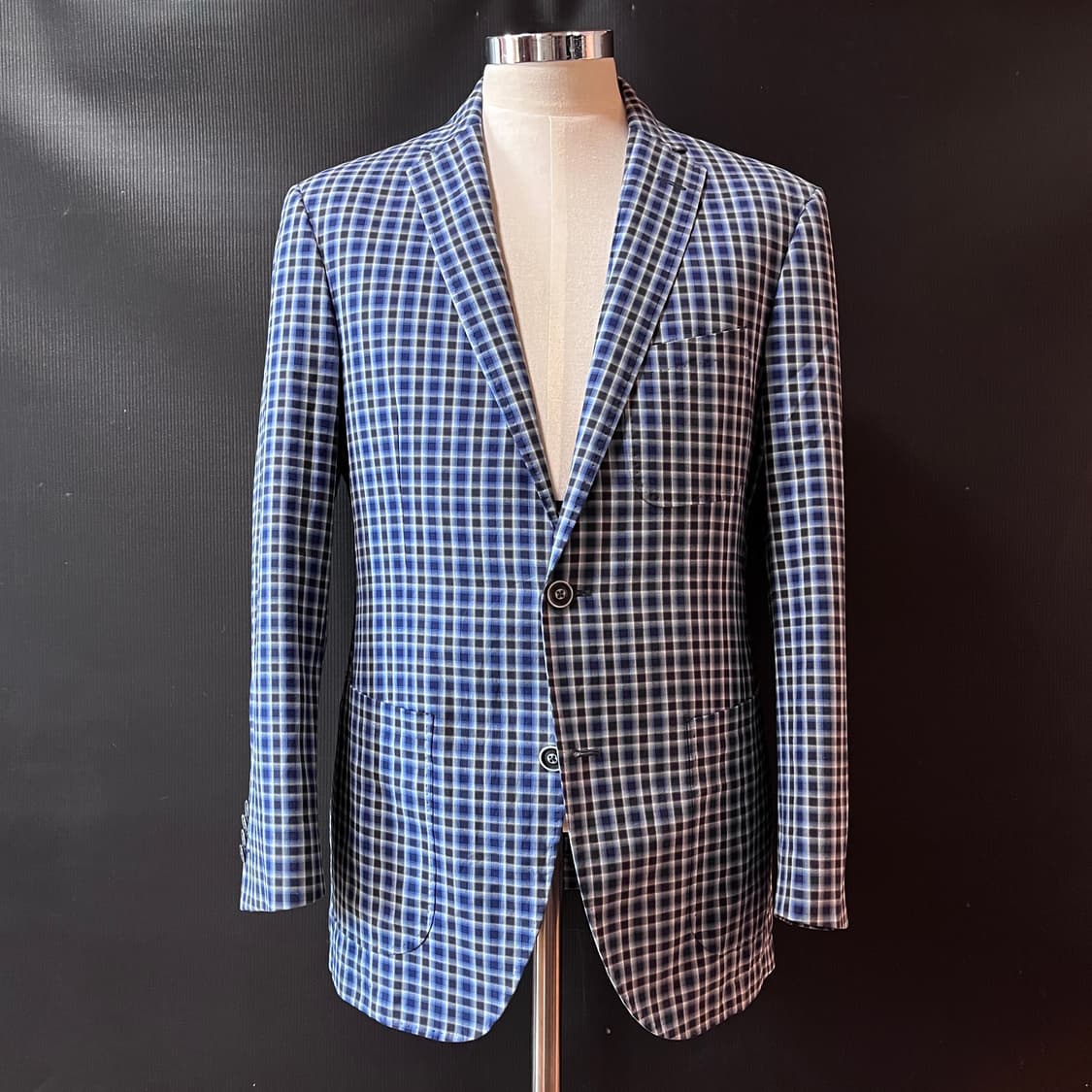 ETRO 에트로 체크 코튼 자켓 / Made in Italy / 상품이미지1