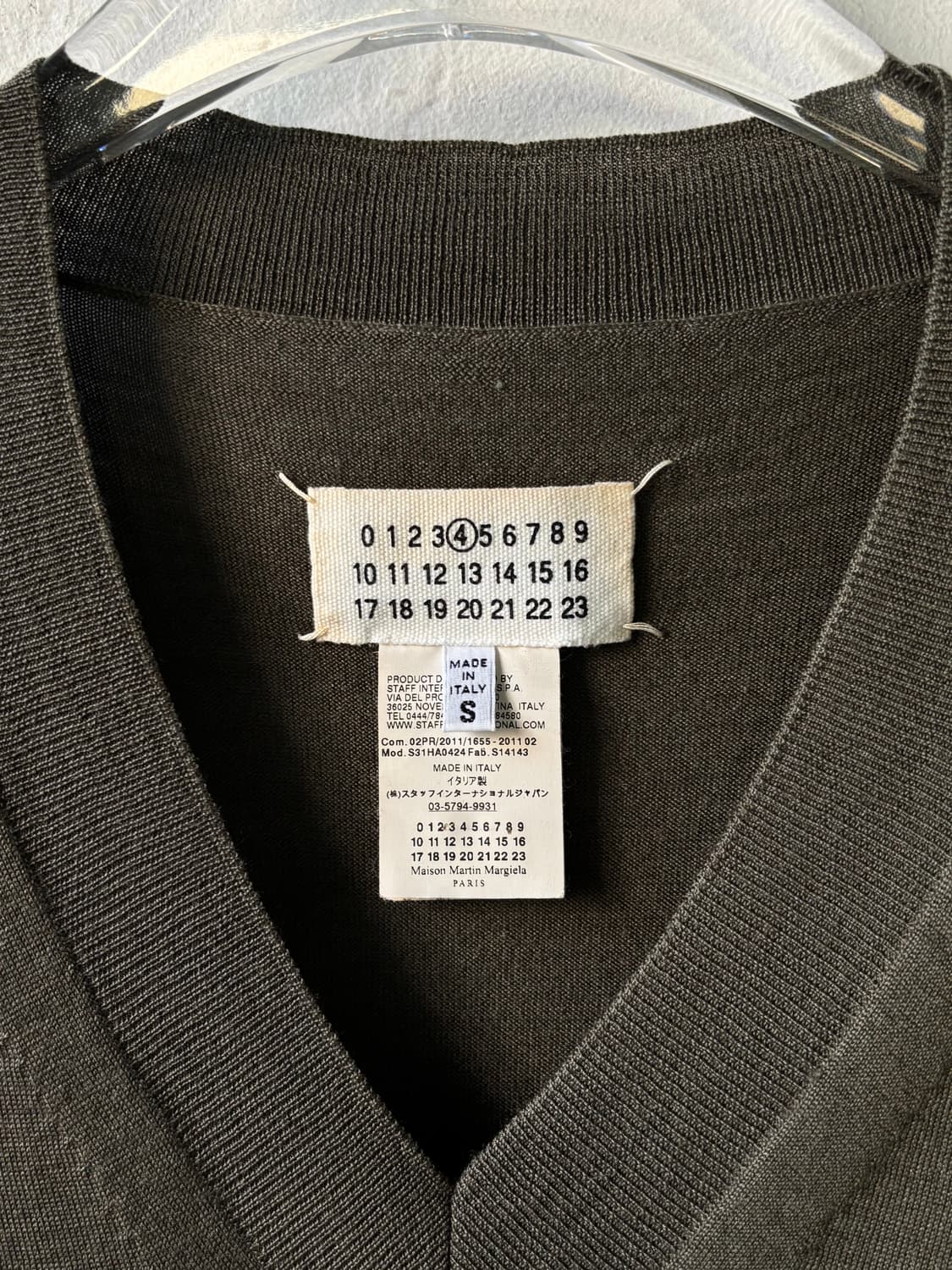 마틴 마르지엘라 브이넥 니트  상품이미지3