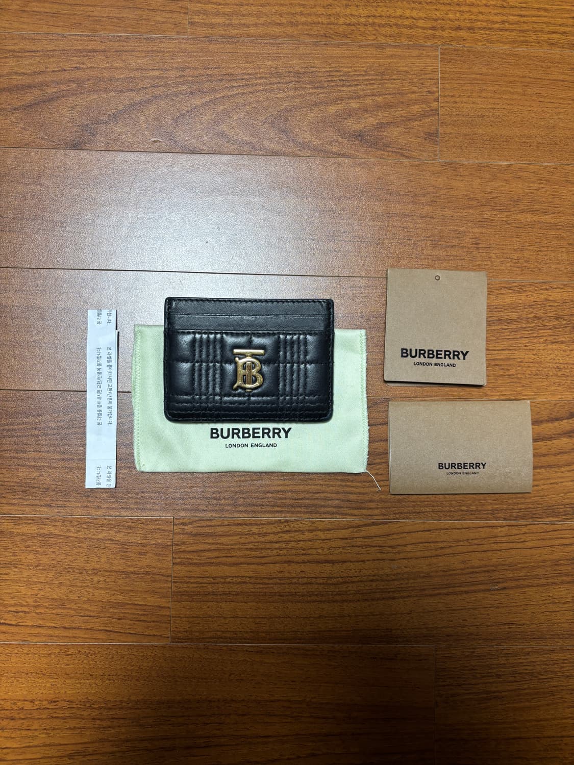버버리 TB로고 카드지갑 (풀구성) 상품이미지1