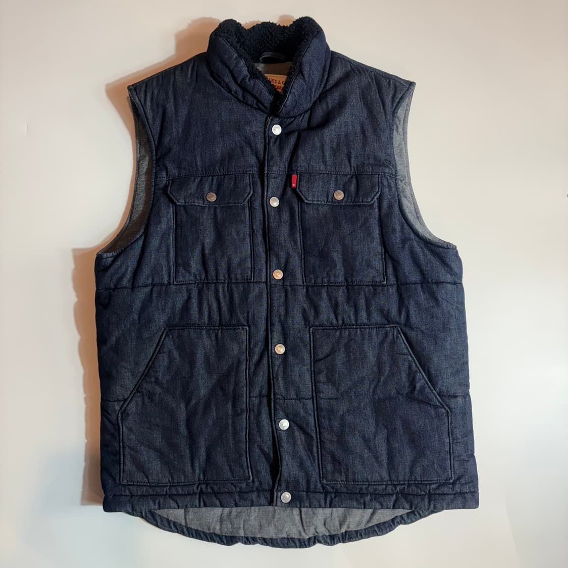 리바이스 데님 패딩 베스트 상품이미지1