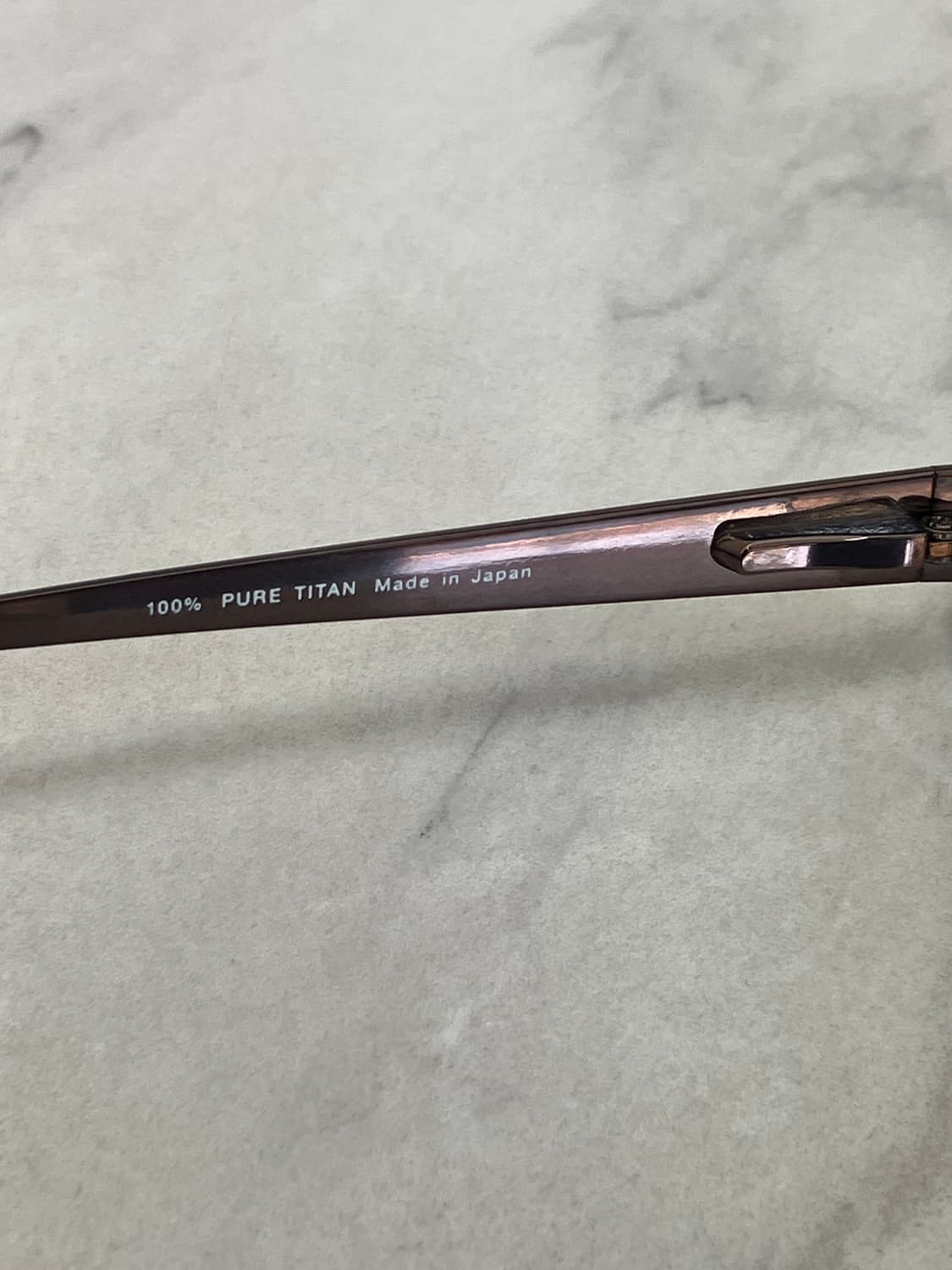 포르테 FORTE 유광 브론즈 스퀘어 반무테 안경 상품이미지8