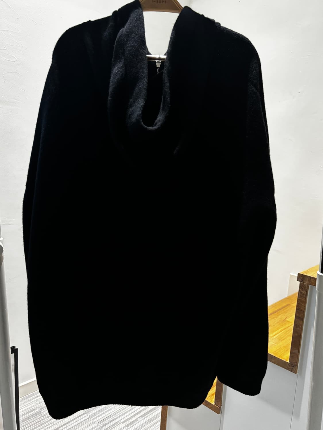 셀린느 캐시미어 후드집업 블랙 L 상품이미지3