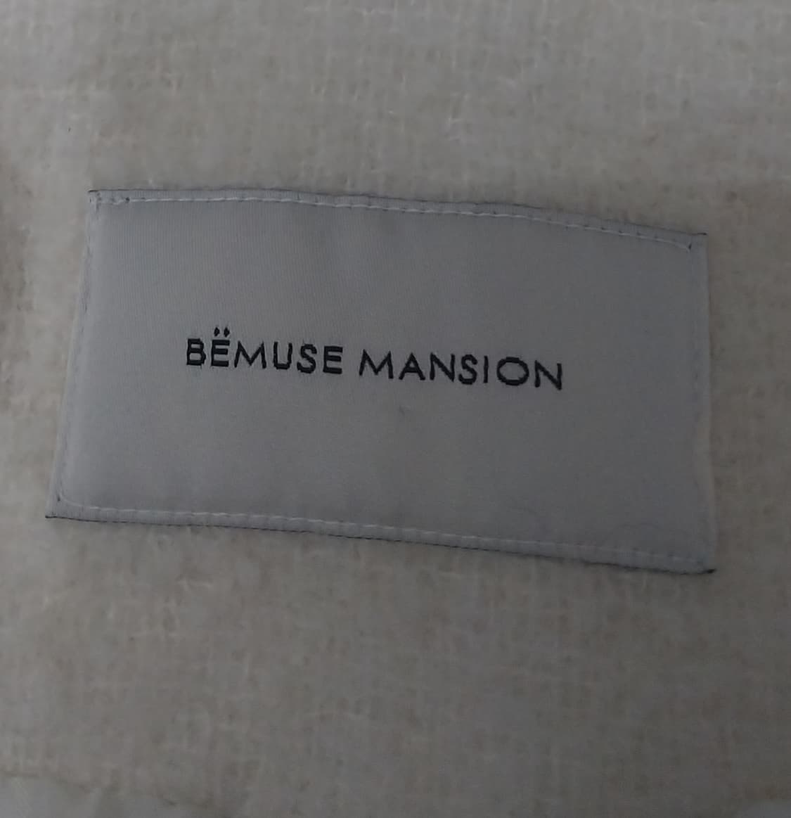 비뮤즈맨션 클래습 하프 코트 아이보리 F (55반-66) 상품이미지5