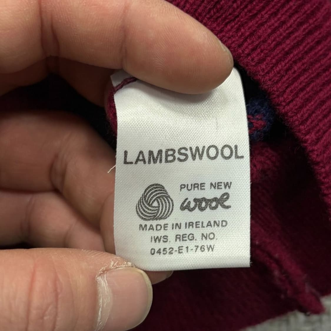 아일랜드 아가일 울 니트 가디건 v2599 상품이미지6