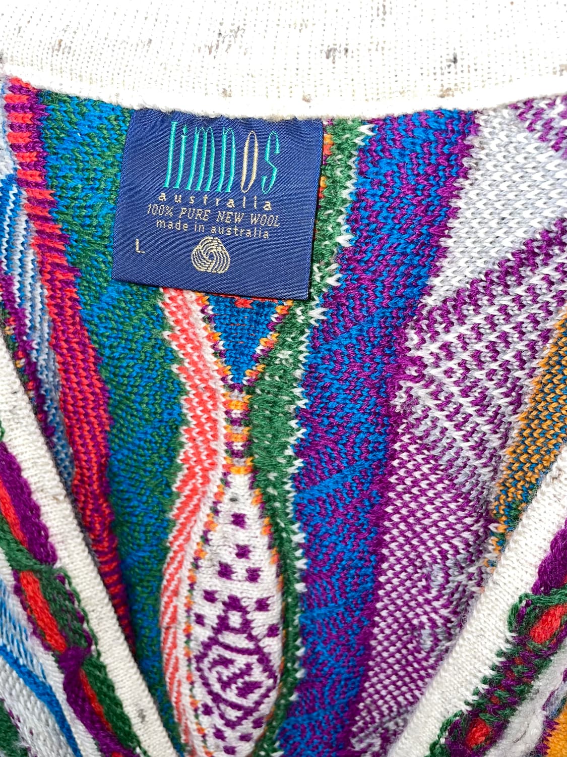 컬러 쿠지맛 케이블 버튼 니트 상품이미지5