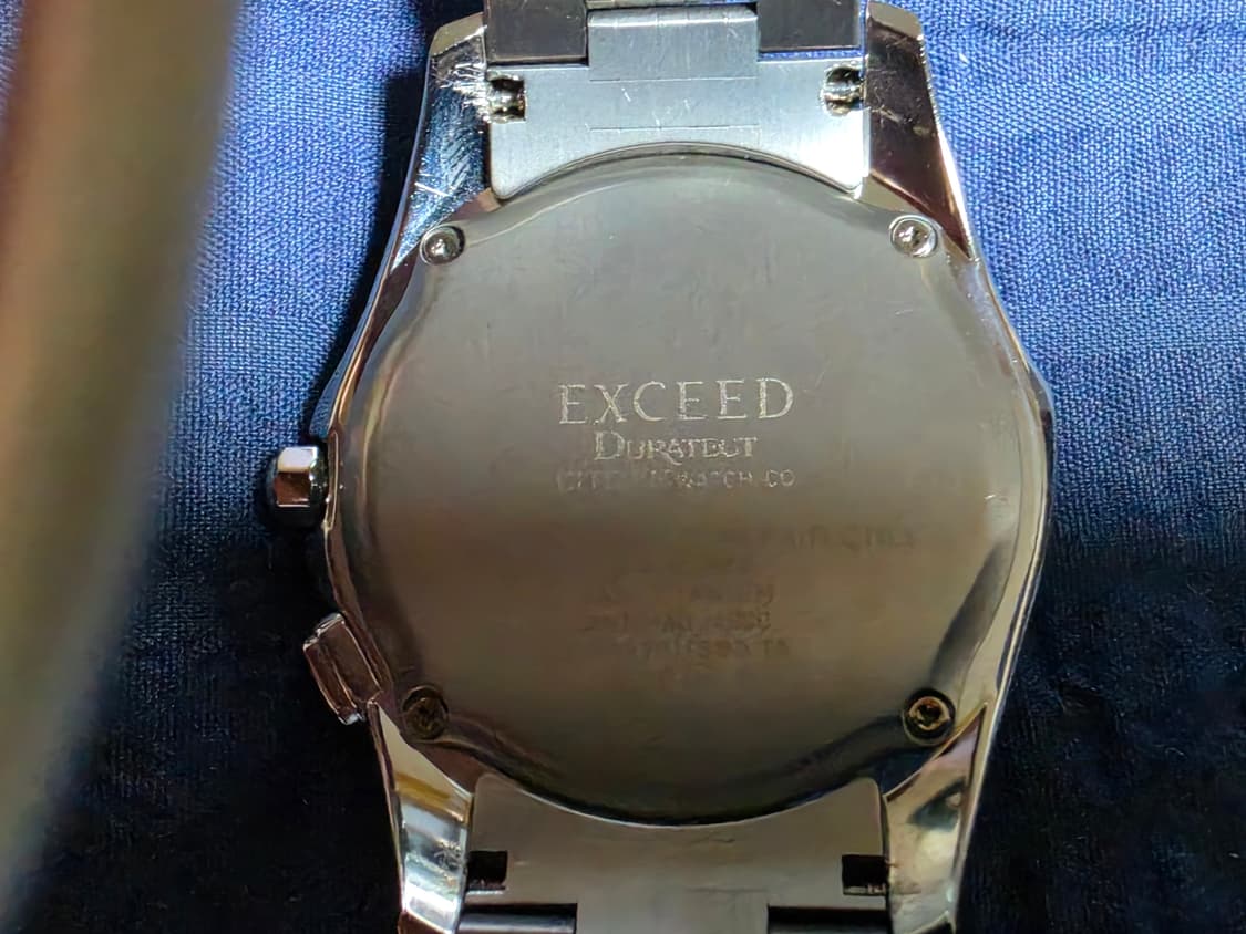 시티즌 시계 익시드 EBG74-2644 22년 일본 스탬핑, 작년 배터리 상품이미지8