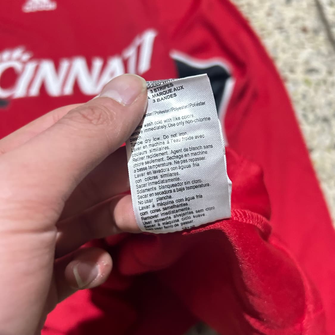 아디다스 신시네티 레드 유니폼 웜업 상품이미지6