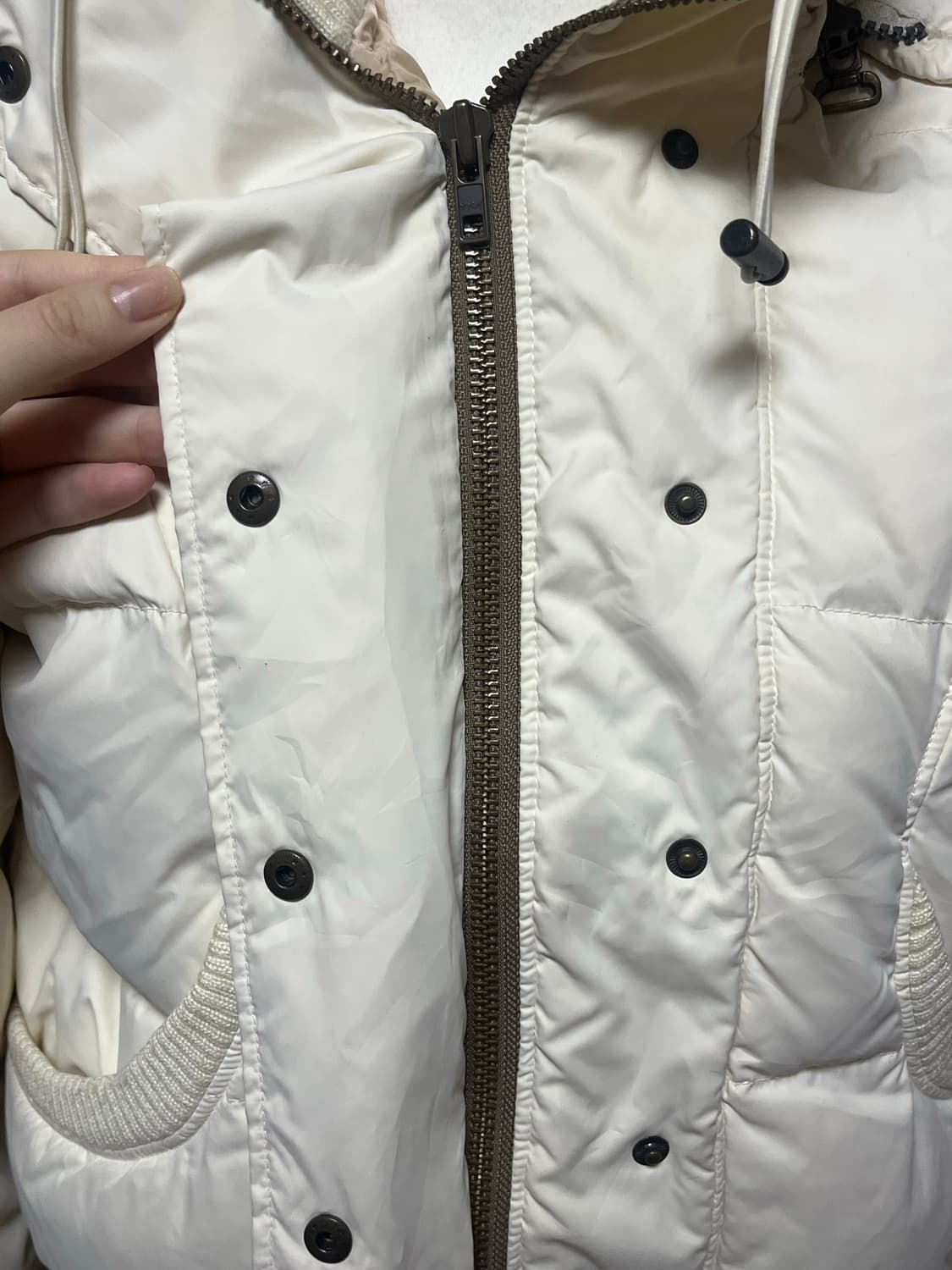 vintage short fur padding 상품이미지4