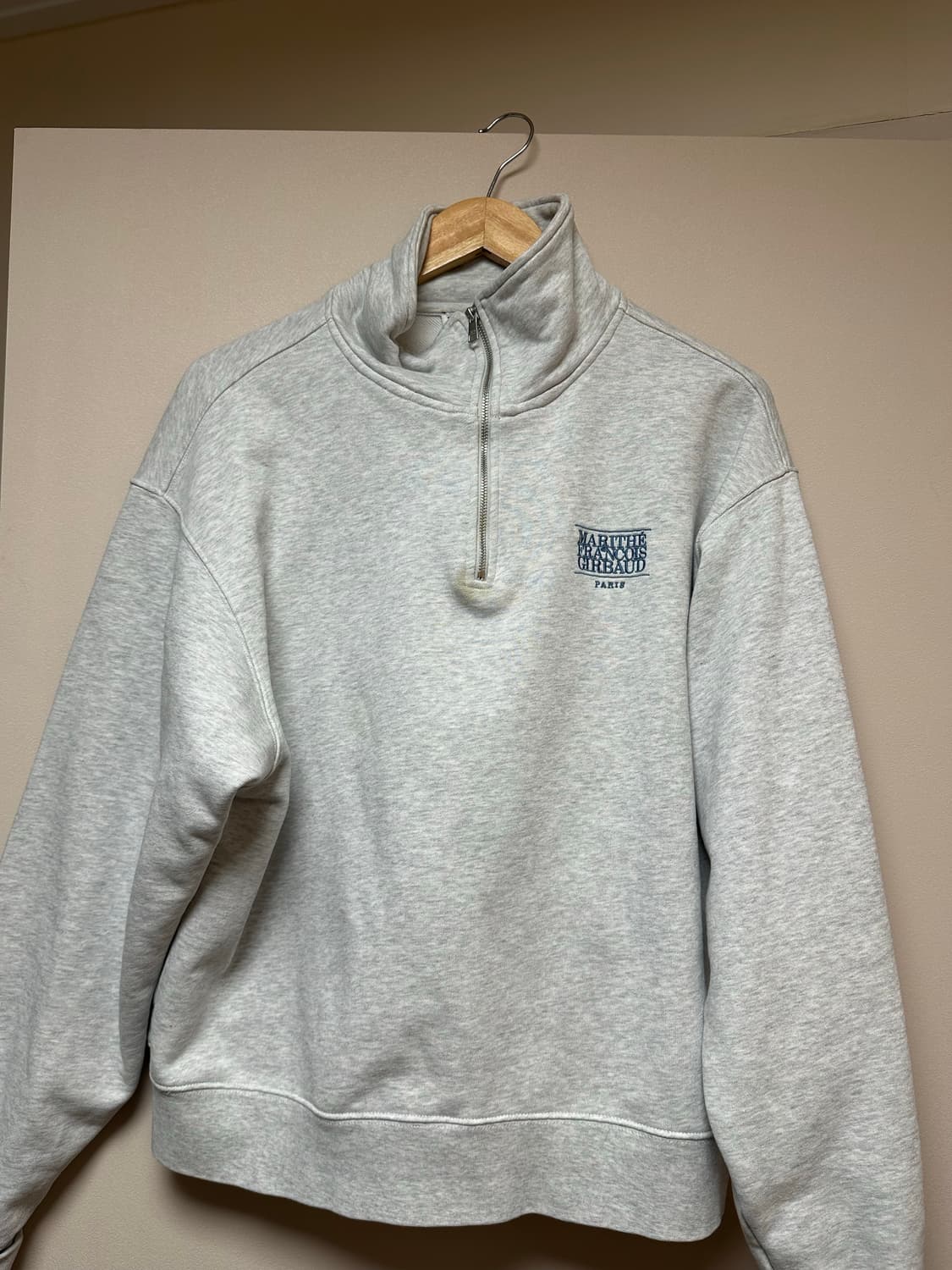 Marithe (마리떼프랑소와저버) 하프집업 스웻 상품이미지1