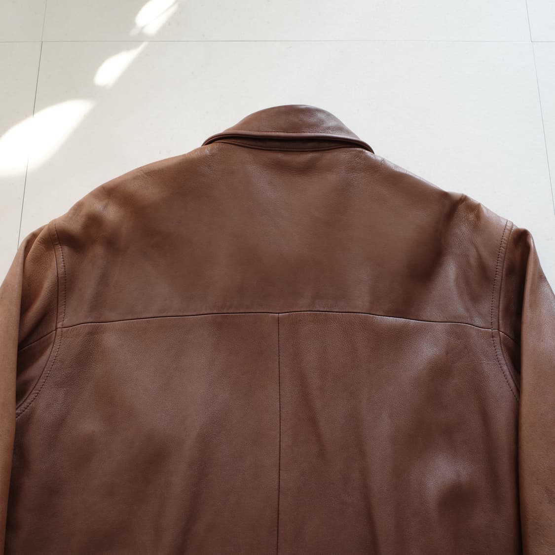 90s 폴로 레더 블루종 바라쿠타 베이포트 가죽 자켓 상품이미지8