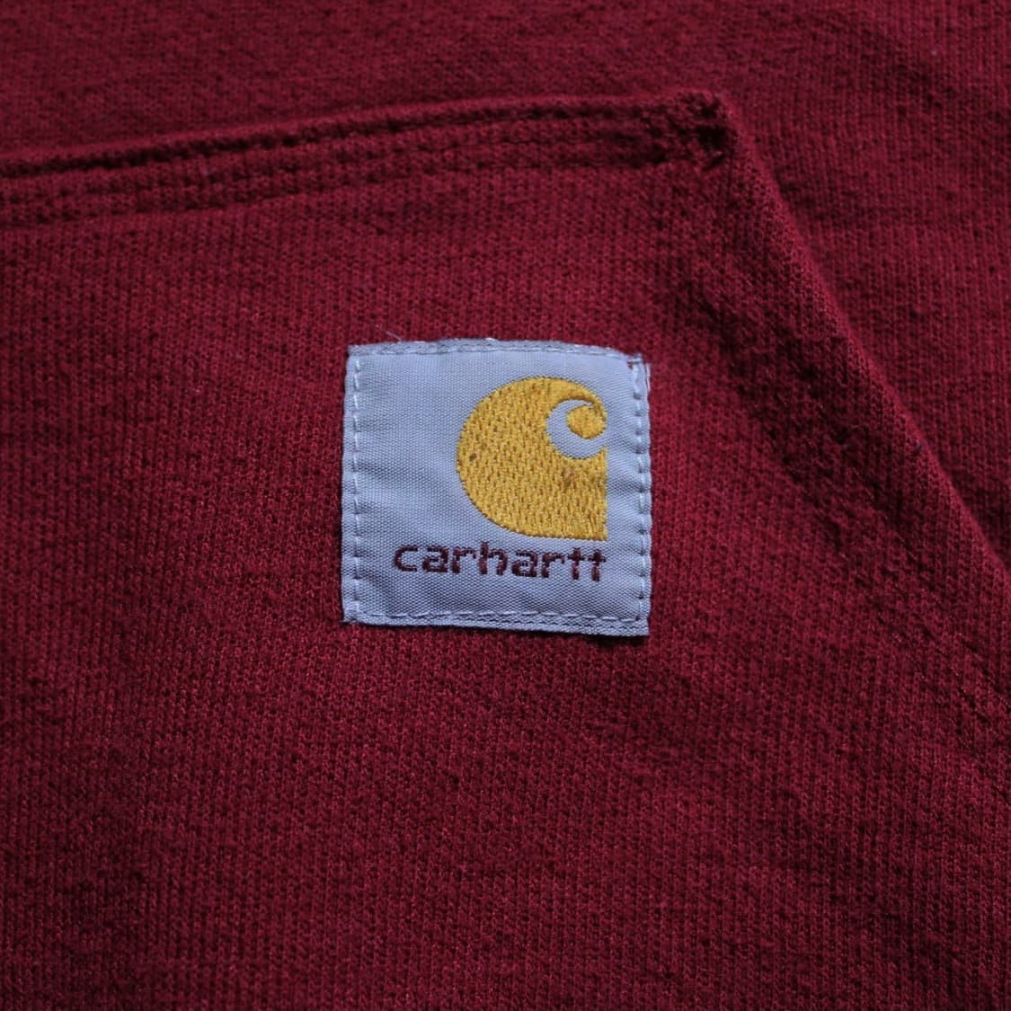 Carhartt 칼하트 버건디 기모 후드티 상품이미지3