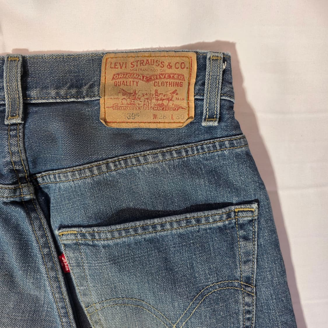[W28L30]00s 리바이스 569 루즈스트레이트핏 데님 팬츠 상품이미지7