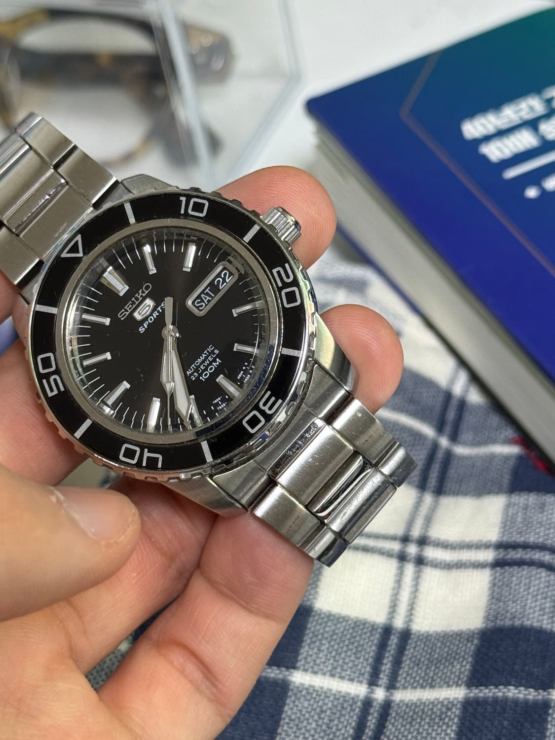 세이코 블랑팡 스포츠 오토매틱 풀박 구형 SNXS SRPK97K1 상품이미지5