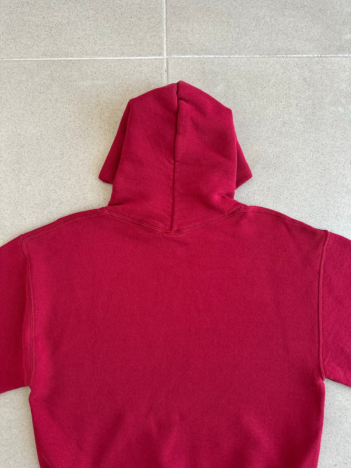 90s 빈티지 러셀 후드 버건디 M 상품이미지5