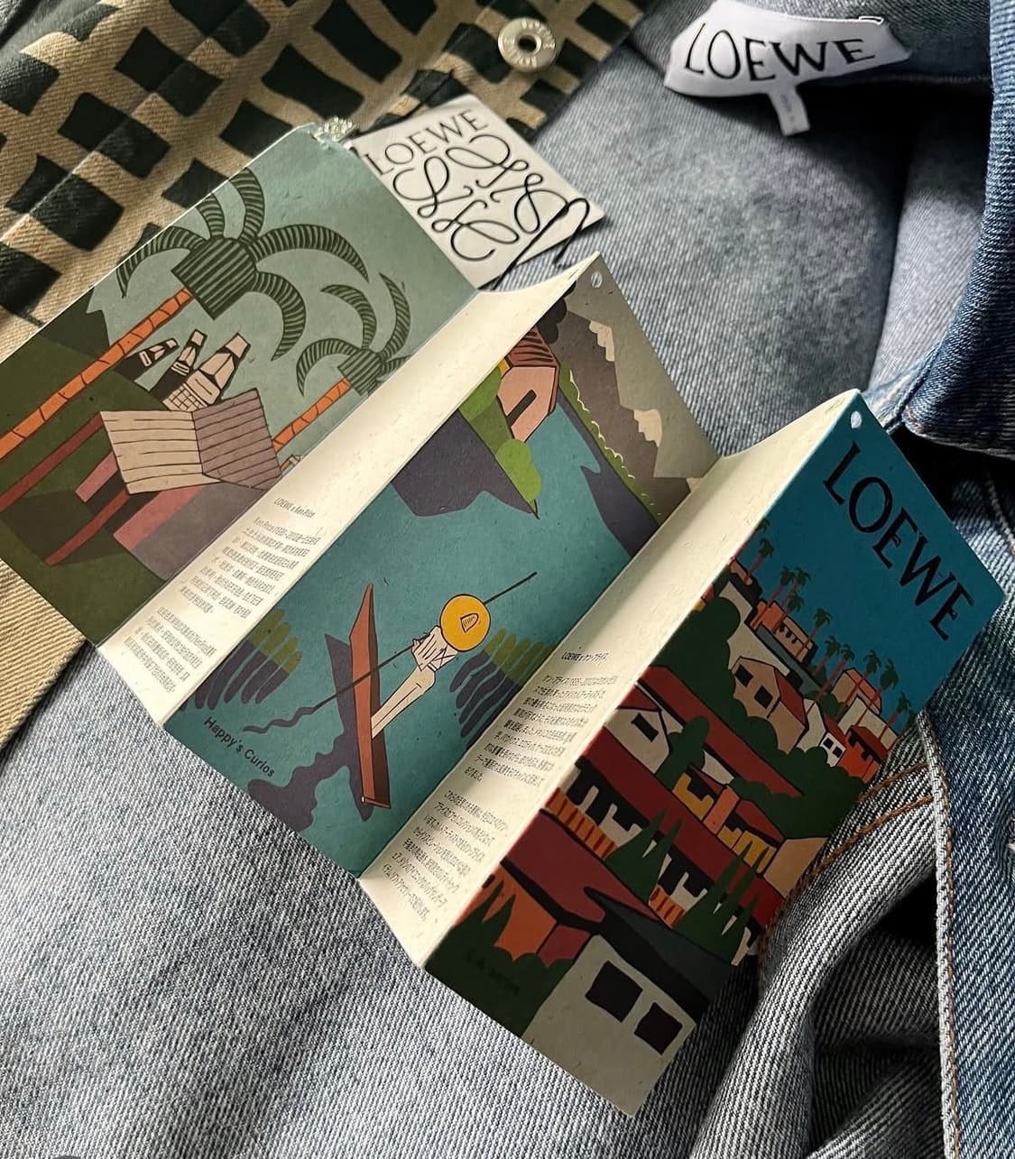 로에베 ken price LA 데님 자켓 상품이미지5