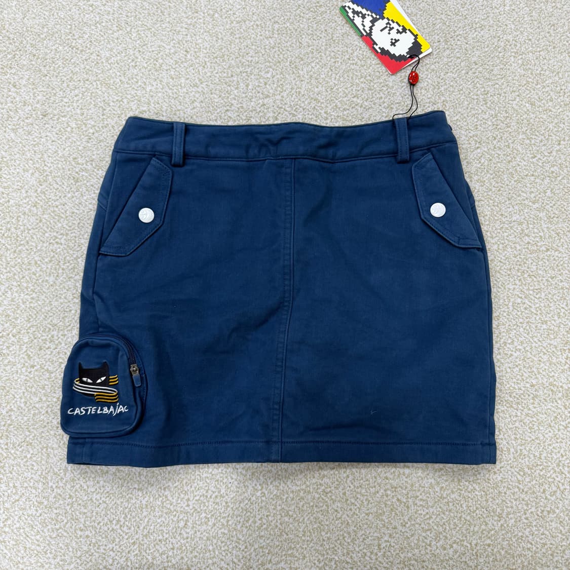 [64] 새상품 까스텔바작 기모 골프스커트 0105T1 상품이미지1