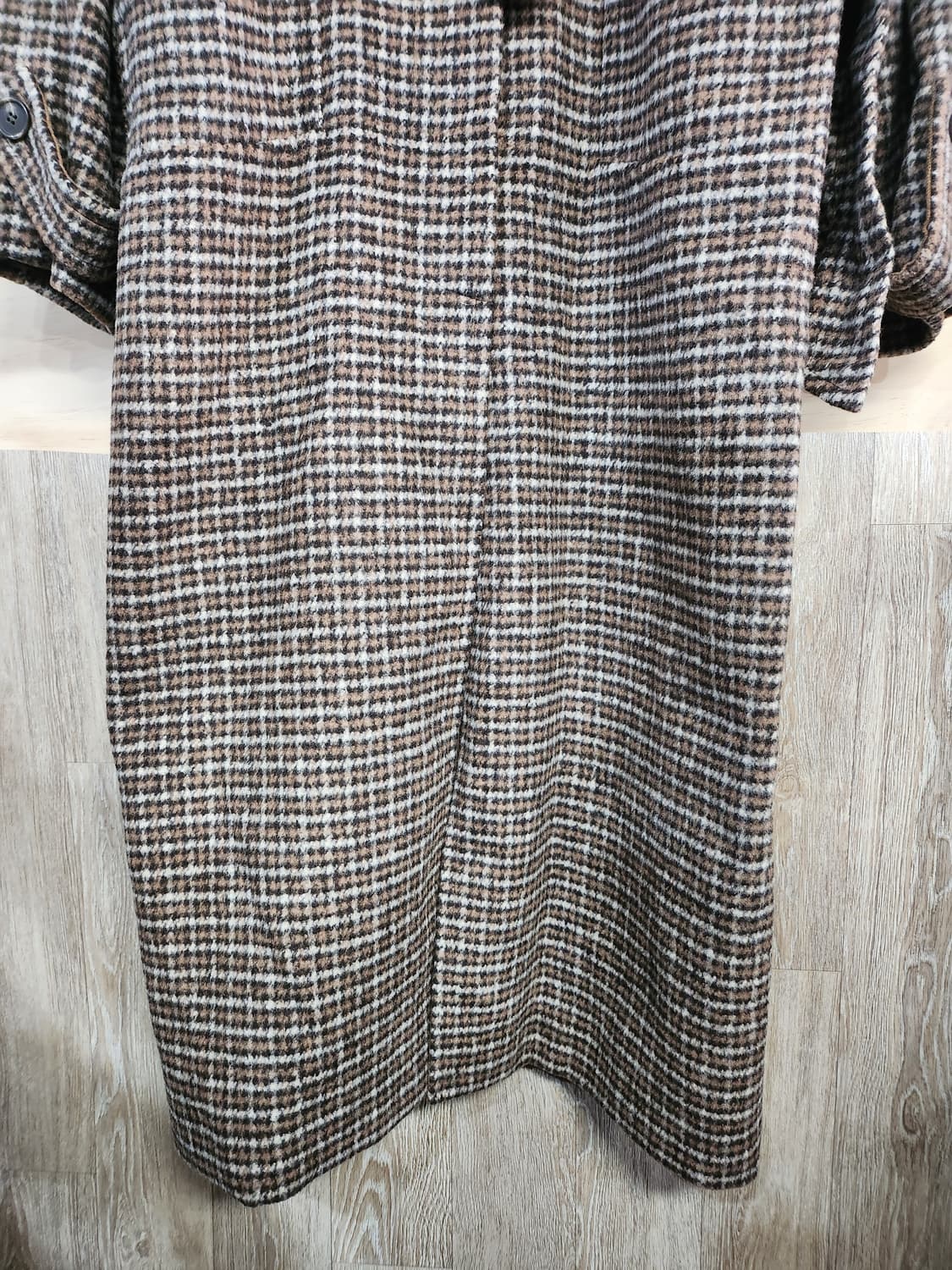 1014) 에잇세컨즈 체크 롱코트 상품이미지4