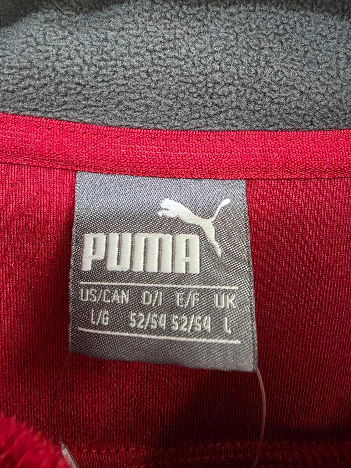 푸마 아스날 트레이닝탑 하프집업 후리스 상품이미지3