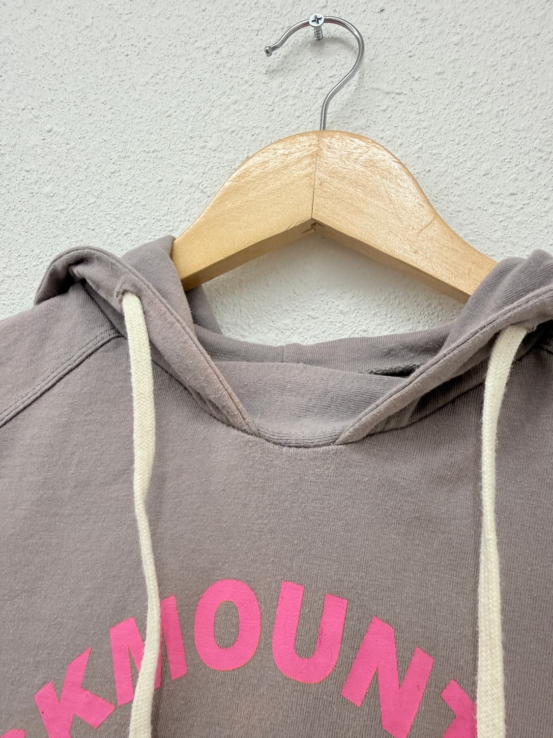 빈티지 로고 캡소매 반팔 후드 상품이미지4