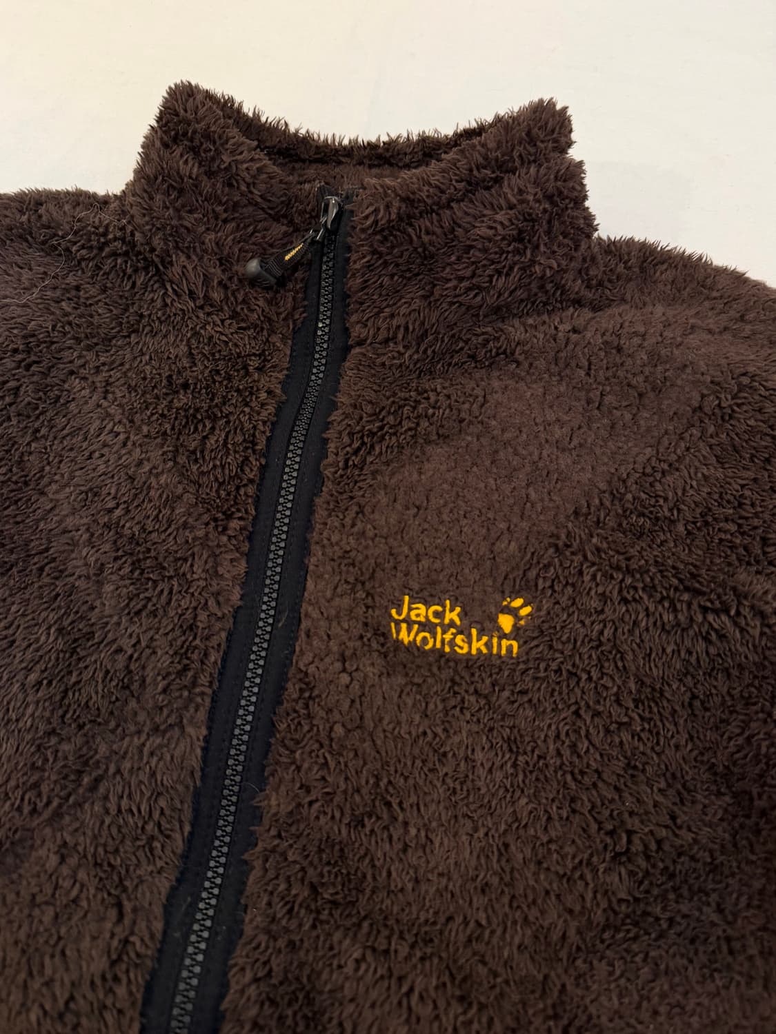 잭울프스킨 빈티지 아웃도어 플리스 딥브라운 상품이미지2
