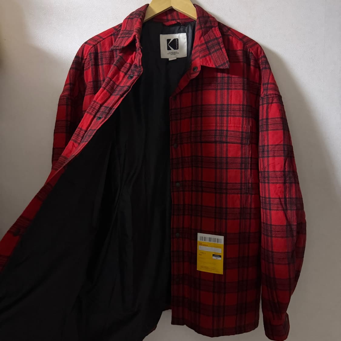 코닥 메일러 패딩셔츠 XL 오버핏 (105 정도) 상품이미지6