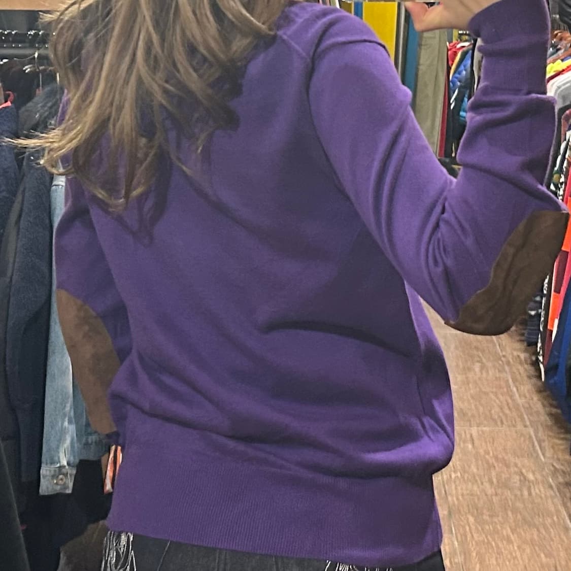 [HI] 폴로 니트 퍼플 상품이미지5