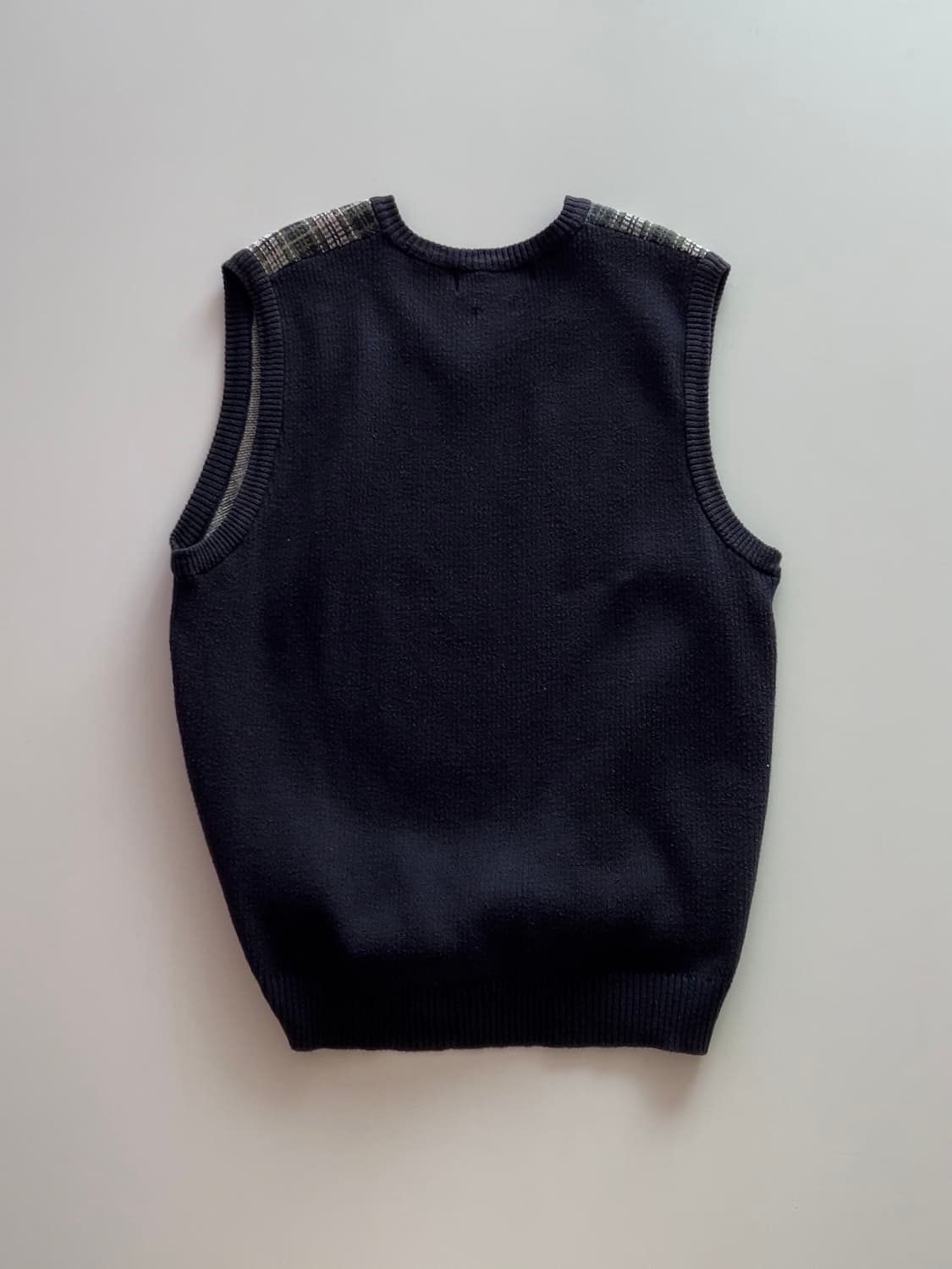 폴로 랄프로렌 체크 니트 조끼 M 상품이미지2