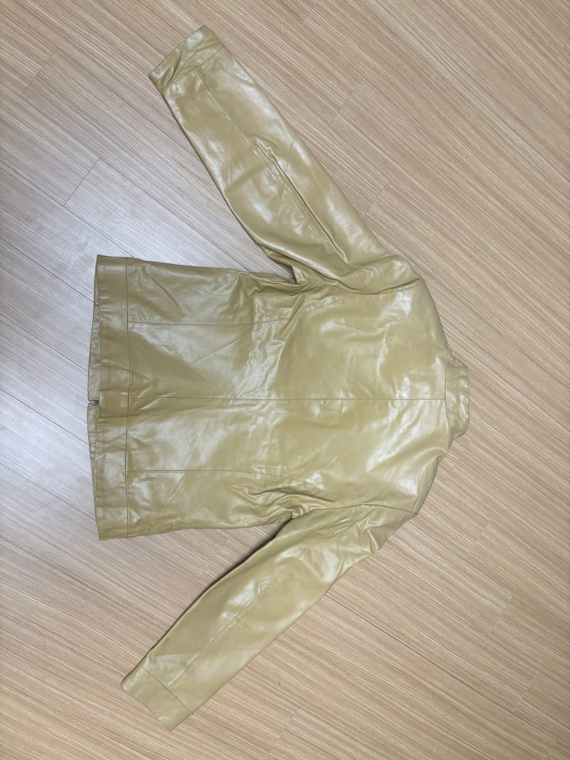 L.s.t 재패니즈 베이지 돈피 레더자켓 상품이미지5