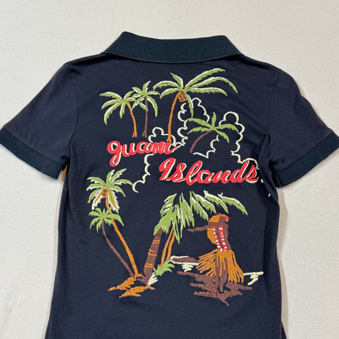 M) 디젤 용 자수 스카잔 반팔 카라티 상품이미지6