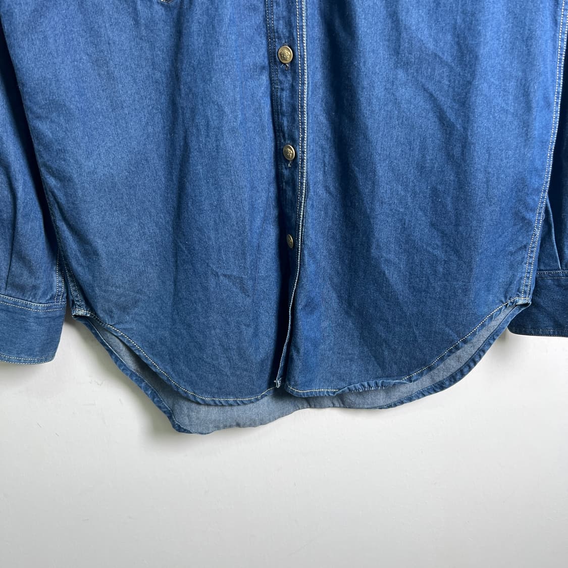 versace 베르사체 빈티지 데님 셔츠 S 상품이미지5