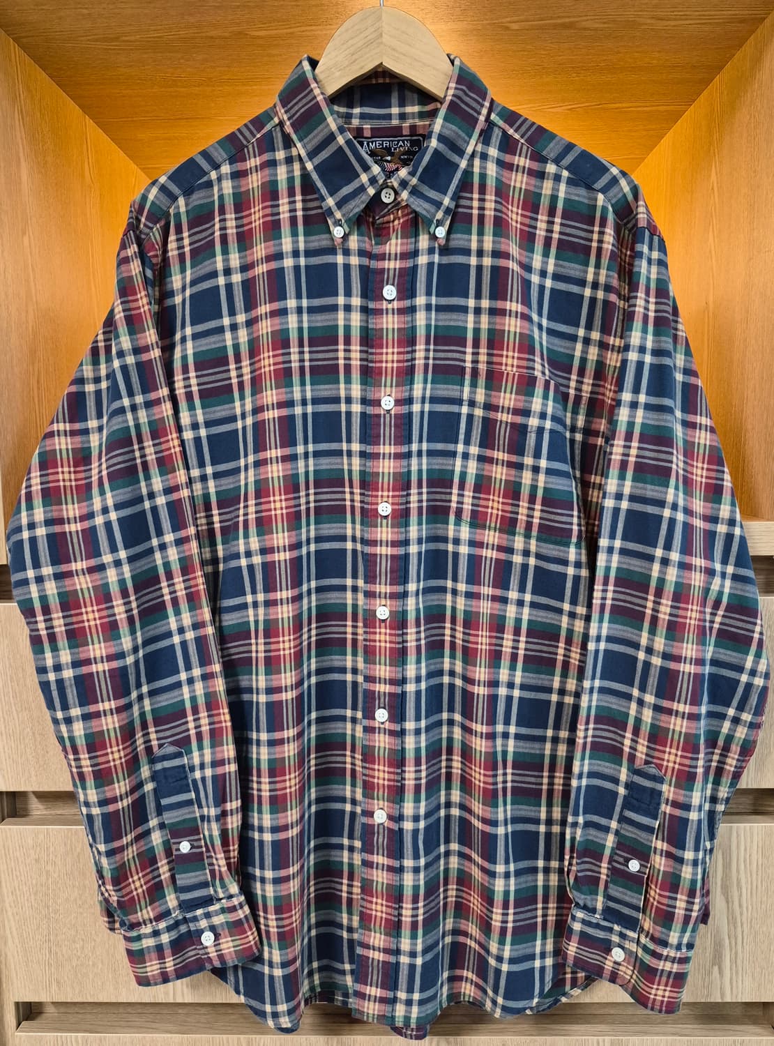 00's American Living Plaid Check Shirt 상품이미지1